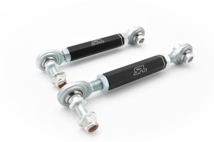Audi S4 Sway Bar Endlinks - Front - SPL Parts - Adjustable - Black - `09-`16